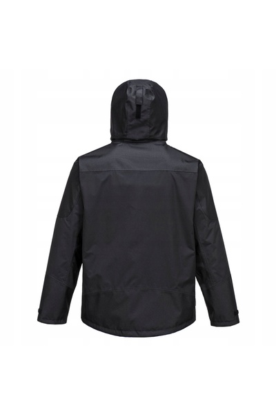 PORTWEST Geacă călduroasă, impermeabilă, antivânt, 3 în 1, S553, Negru, M, Ra...