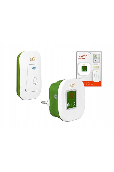 LTC Sonerie wireless cu termometru, alimentată la rețea 230V, 36 de melodii