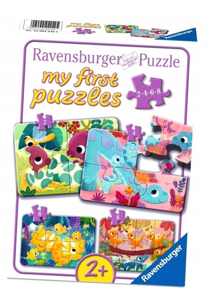 RAVENSBURGER Puzzle 2/4/6/8 Prieteni Dinozauri