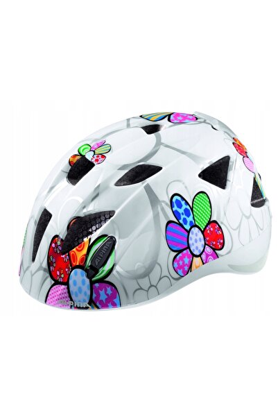 Alpina Ximo Cască de bicicletă Flash cu flori albe - 49-54