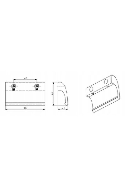 NO BRAND Mâner de ușă de balcon tip palat, de lux, din aluminiu, bronz