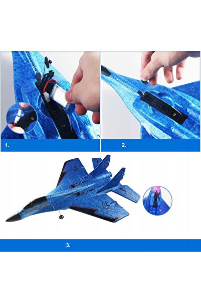 NO BRAND AVIOANE DE JUCĂRIE PENTRU ADULȚI, AVION RC DE 2.4 GHZ, DRONĂ RC DE E...