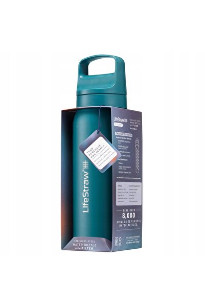 NO BRAND Termos cu filtru LifeStraw Go 2.0 Oțel 700ml Laguna Teal