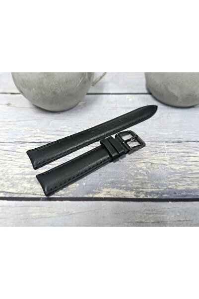 JORDAN KERR CUREA ORIGINALĂ DIN PIELE NEAGRĂ PENTRU CEAS LORUS, 16 mm, RQU045...