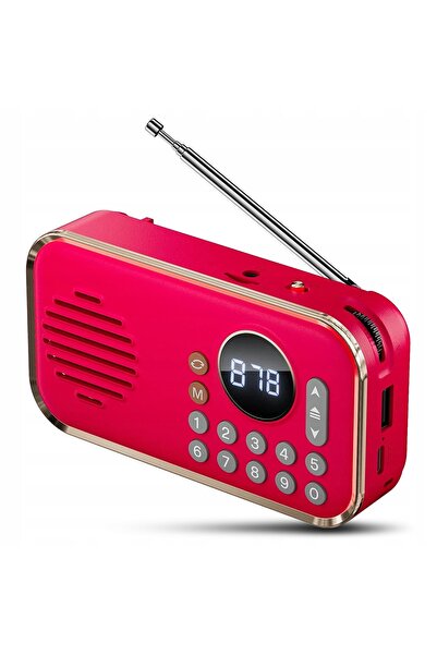 NO BRAND RADIO FM DE BUCĂTĂRIE PORTABIL CU BLUETOOTH, USB, ANTENĂ RETRO, CU B...