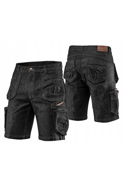 NEO Tools NEO Blugi scurți de lucru din denim negru 81-273 Mărimea 3XL