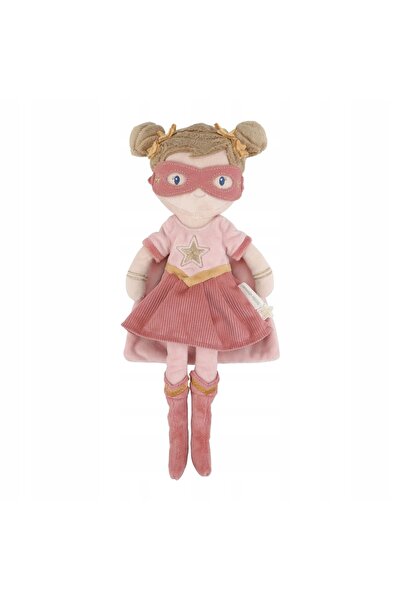 NO BRAND Păpușă moale supereroină Little Dutch Super-Hero Rosa cu pelerină, 3...