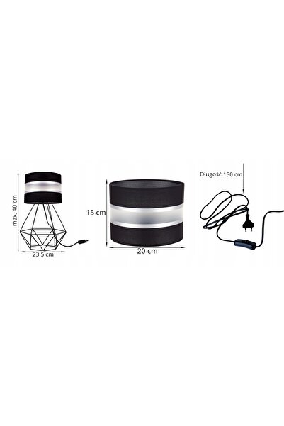 NO BRAND Lampă de masă LED de noapte LOFT DRUCIRI