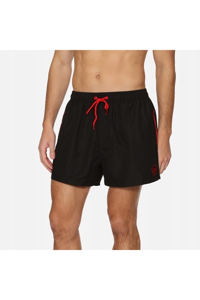 NO BRAND Șorturi de înot pentru bărbați, cu uscare rapidă, Ladeheid, negru, 5XL