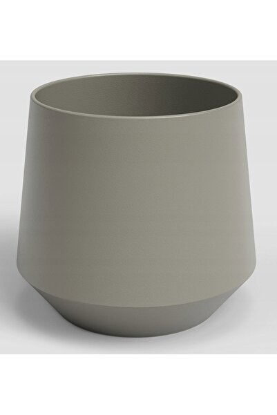 NO BRAND ghiveci decorativ din ceramică, în nuanța de bej tuape, model AURORA...