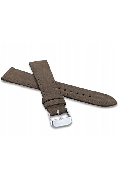 NO BRAND Curea de ceas din piele maro închis pentru ceas inteligent (smartwat...