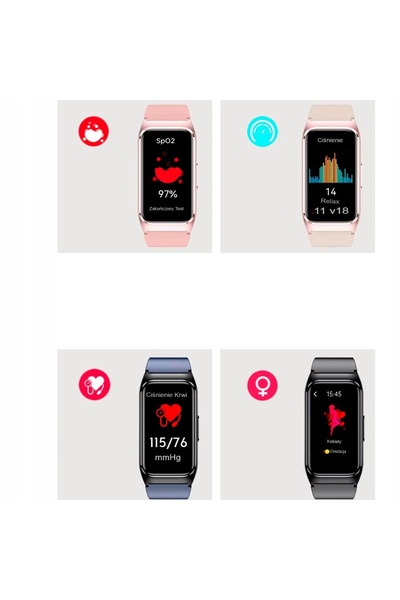 NO BRAND Smartwatch Smart-Trend LifeCheck 01 negru