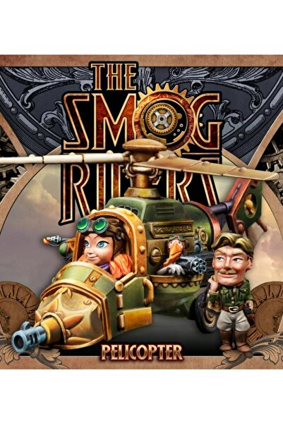 NO BRAND Scara 75: 2 figurine The Smog Riders - Pelicopter