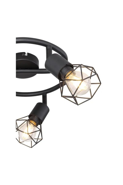 NO BRAND Spot de tavan rotund Globo Lighting negru