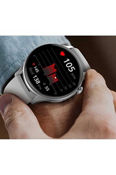 Rubicon Ceas de damă Smartwatch cu funcție de primire apeluri, Smartwatch PL