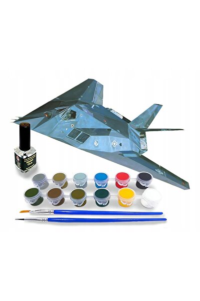NO BRAND F-117A Night Hawk 1:72 + vopsele 2 pensule adeziv