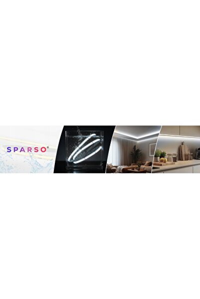NO BRAND SET Bandă LED Neon COB 12V 5 m 6000K ALB RECE fără puncte luminoase,...