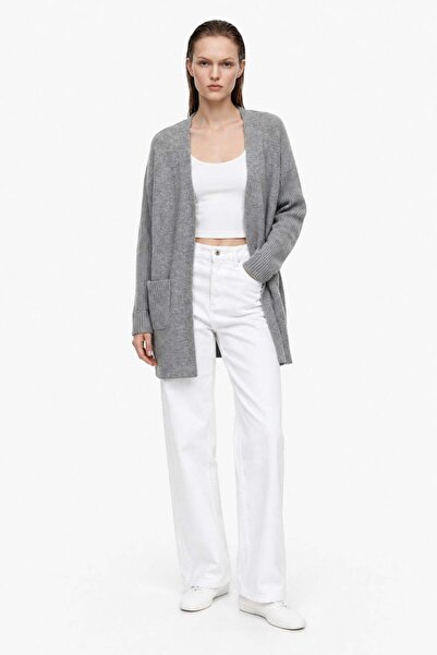 HAKKE Sleeve Folded Pocket Knitwear Cardigan