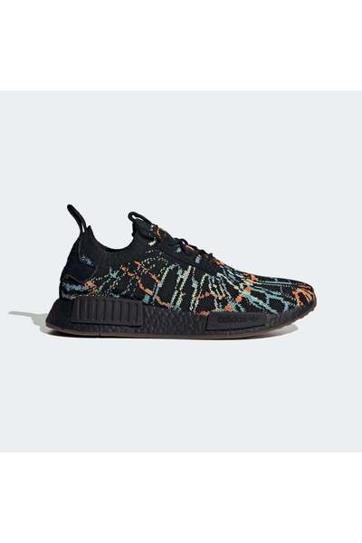 adidas NMD R1 Primeknit Μαύρο Πολύχρωμο