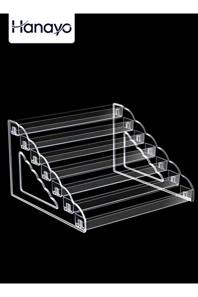Hanayo 7 Tier Clear Display Stand Acrylic Home Display Rack Cosmetics Makeup ...