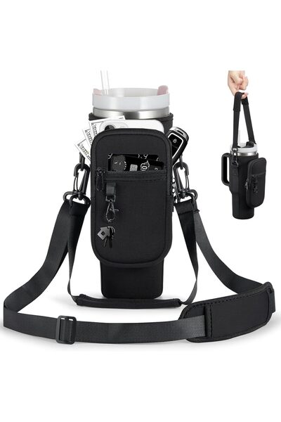 HYX Insulated Water Bottle Carrier for Stanley 40oz Tumbler,Neoprene Cup Hold...