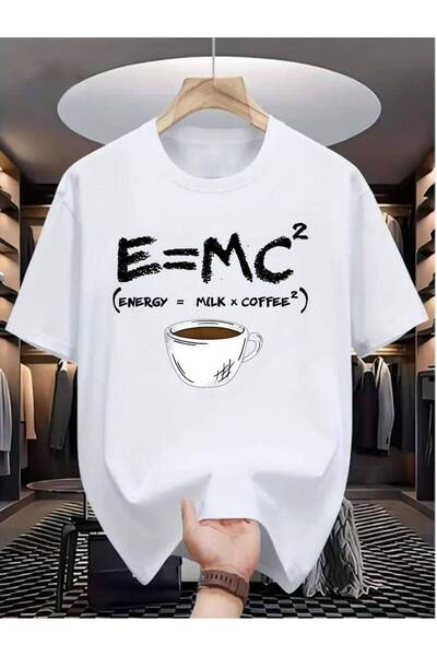2BIR تي شيرت ستريت هيب هوب للرجال والنساء بطباعة رقمية بتصميم Coffee Energy F...