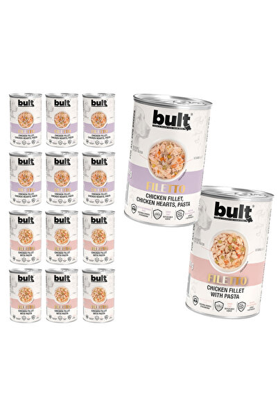 Bult Fileuri de carne, hrană umedă pentru câini, arome asortate, cutie 12x400g