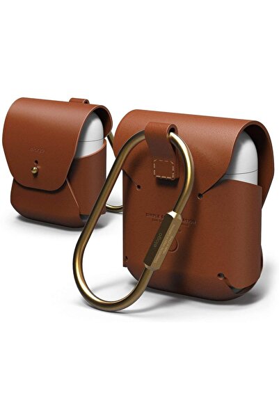 Elago Leather Case - Δερμάτινη Θήκη για AirPods 2nd Gen / 1st Gen - Brown