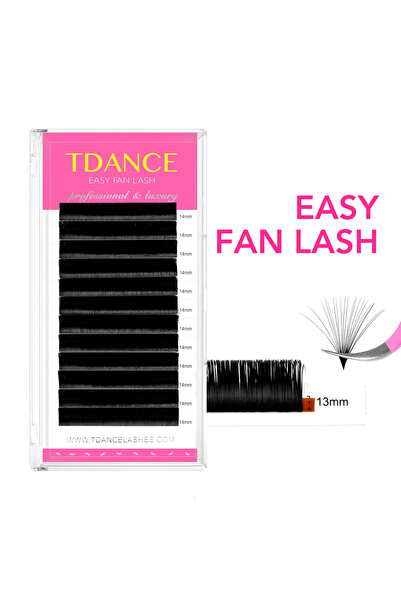Choice21 0.07mm CC 13mm TDANCE Easy Fan Eyelash Extension Individual Natural ...