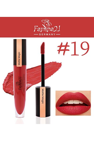 famina21 Matte Magic Long Lasting Lip Gloss Matte Liquid Lipstick