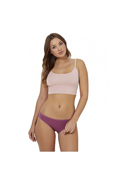 VELVET TOUCH Γυναικεία Βαμβακερά Σλιπ Μωβ 11X-39MOV, Χρώμα Μωβ, Μέγεθος XXL