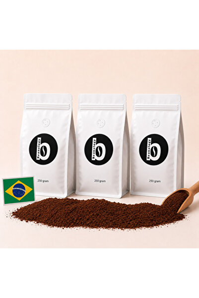 Beanology Coffee 750 جرام من قهوة موجيانا البرازيلية المطحونة، عبوة ثلاثية مت...
