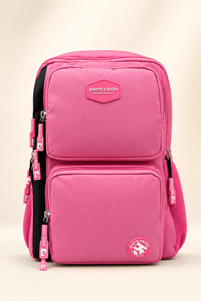 Pierre Cardin School Backpack Multi-Compartment Large Volume Primary School S...