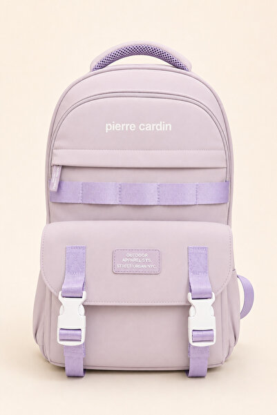 Pierre Cardin Unisex School Backpack Multi-Compartment Orthopedic Water Repel...