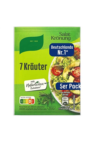 ALDİ Salatkrönung 7 Kräuter Dressing 5er-Pack