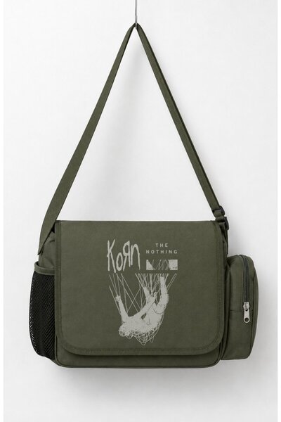 Fuddy Moda Unisex Rock Band Korn the Nothing Printed Messenger Bag