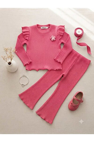 renkli diyar Girls' Camisole Set Long Sleeved Blouse and Spanish-Style Pants ...
