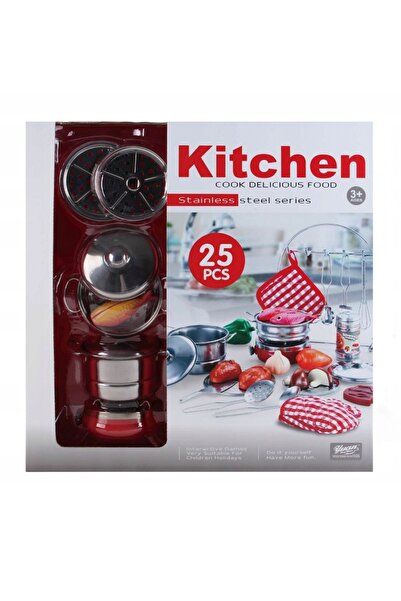 NO BRAND Ghivece mari pentru copii, din metal inox, 25 EL, pentru legume.