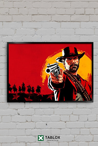TABLOX Red Dead Redemption 2 Άρθουρ Μόργκαν Καουμπόι Άγρια Δύση Διακοσμητικός...