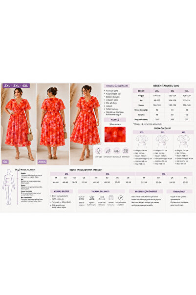 Niloshe&Sinoshe NS Accesories Auranessa |   Plus Size Double Breasted Chiffon...