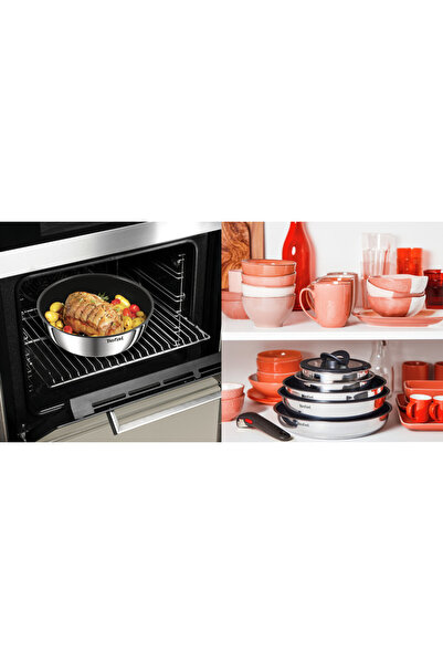 TEFAL Set de tigăi Ingenio cook eat (9 piese)