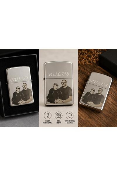 Melisa Takı & Aksesuar Gümüş Renk Hediyelik Çakmak (Kişiselleştirilebilir)