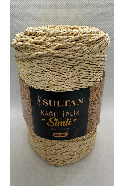 hobi dünyası evim Sultan Glitter Paper String Bag Hat Supla Basket Macrame Wi...