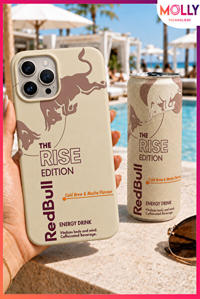 Molly iPhone 13 PRO MAX İçin Bej The Rise Edition Desenli İçi Kadife Silikon ...