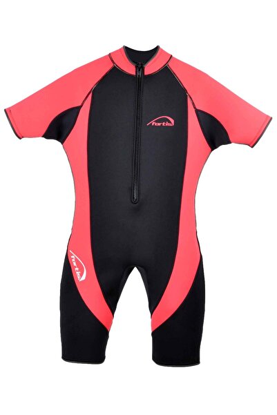 Metal Fortis fortis ΣΤΟΛΗ ΚΑΤΑΔΥΣΗΣ MONOSHORT ΓΥΝΑΙΚΕΙΑ ΜΑΥΡΟ-ΡΟΖ 3mm XXL