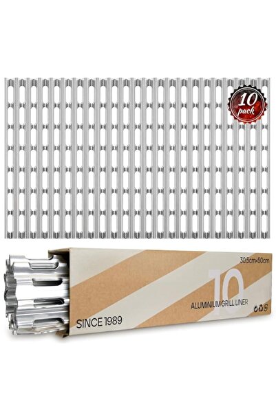 Generic Brand 10 Pack Disposable Grill Toppers – 12x20 Inch Heavy-Duty Alumin...