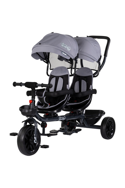 Chipolino Tricicleta gemeni Hip Hop platinum