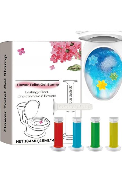 Generic Brand YOOJ® 4-Pack Toilet Gel Stamps & Cleaning Gels, Floral-Scented ...