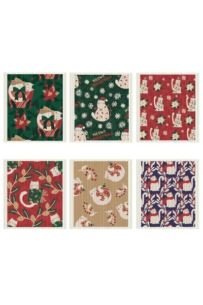Generic Brand TREEWOO Kitchen Dish Towels Reusable Dishcloths Multiple Pieces...
