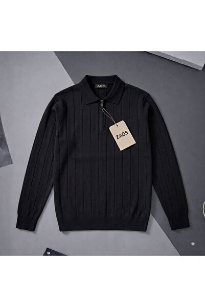 zs zaos fashion pulover tricotat de bază pentru bărbați, cu mânecă lungă, de ...